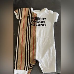 Unisex baby Burberry jumpsuit worn once